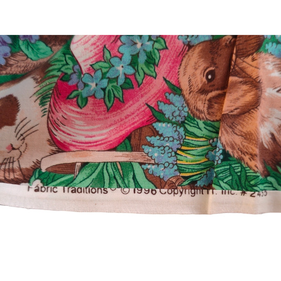 3-3 yard 90's Easter Print Crafting Fabric 9 yards total - Picture 4 of 6